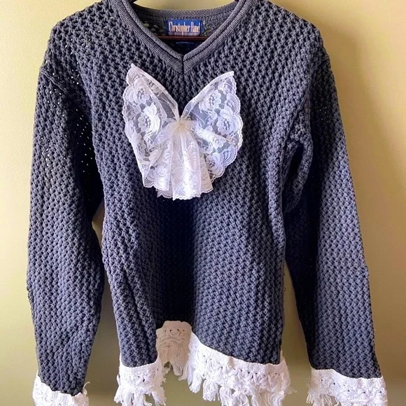 Free with Purchase 🌟 Vintage Mesh Sweater, Unisex, Custom Ugly Christmas Sweater - Picture 3 of 10